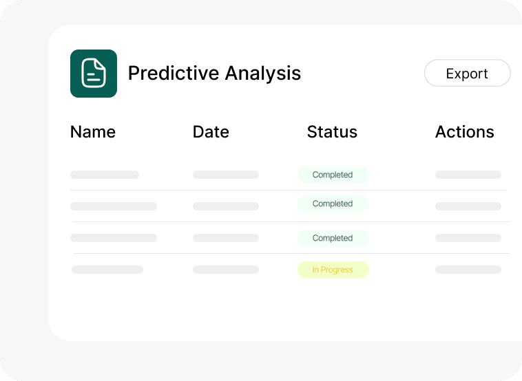 Predictive Analytics